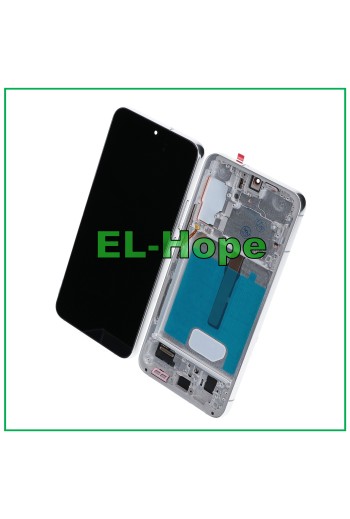 OLED-RAHMEN-LCD-DISPLAY FÜR SAMSUNG GALAXY S22+ PLUS SM-S906 TOUCH-WEISSER BILDSCHIRM
